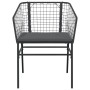 Sillones de jardín con cojines 2 uds ratán sintético negro by , Garden chairs - Ref: Foro24-369100, Price: 92,21 €, Discount: %