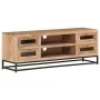 TV-Schrank aus massivem Akazienholz, 110 x 30 x 40 cm von vidaXL, TV-Möbel - Ref: Foro24-323503, Preis: 213,87 €, Rabatt: %
