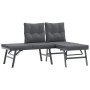 Bancos de jardín cojines 7 pzas acero recubrimiento polvo negro by , Garden sets - Ref: Foro24-3283728, Price: 753,59 €, Disc...