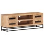 Mueble de TV de madera maciza de acacia 110x30x40 cm de vidaXL, Muebles TV - Ref: Foro24-323503, Precio: 216,38 €, Descuento: %