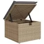 Gartensofa-Set mit 6-teiligen Kissen aus synthetischem Rattan in Beige. von , Gartensets - Ref: Foro24-3274639, Preis: 387,37...