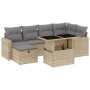 Set sofás de jardín 7 piezas y cojines ratán sintético beige by , Garden sets - Ref: Foro24-3274819, Price: 484,87 €, Discoun...