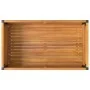 Blumenkasten mit Regal aus massiver Akazie und Stahl 80x45x80 cm von , Töpfe und Pflanzgefäße - Ref: Foro24-367617, Preis: 12...