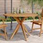 Runder Gartentisch aus massivem Akazienholz Ø110x75 cm von , Gartentische - Ref: Foro24-367835, Preis: 222,06 €, Rabatt: %