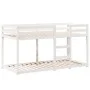 Bunk bed with solid white pine wood roof 90x200 cm by , Beds and slatted bases - Ref: Foro24-3281971, Price: 265,11 €, Discou...