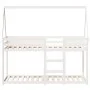 Bunk bed with solid white pine wood roof 90x200 cm by , Beds and slatted bases - Ref: Foro24-3282080, Price: 215,16 €, Discou...