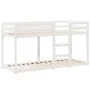Etagenbett mit massivem Dach aus weißem Kiefernholz 90x200 cm. von , Betten und Lattenroste - Ref: Foro24-3282080, Preis: 212...