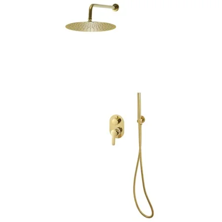 Duschsystem aus Edelstahl 201 Gold von vidaXL, Strahldüsen für Badewannen und Duschen - Ref: Foro24-147722, Preis: 162,38 €, ...
