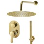 Duschsystem aus Edelstahl 201 Gold von vidaXL, Strahldüsen für Badewannen und Duschen - Ref: Foro24-147722, Preis: 165,52 €, ...