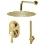 Duschsystem aus Edelstahl 201 Gold von vidaXL, Strahldüsen für Badewannen und Duschen - Ref: Foro24-147722, Preis: 162,38 €, ...