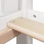 Hochbett mit weißem Massivholzdach aus Kiefer, weiß, 90x200 cm. von , Betten und Lattenroste - Ref: Foro24-3281978, Preis: 26...