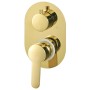 Duschsystem aus Edelstahl 201 Gold von vidaXL, Strahldüsen für Badewannen und Duschen - Ref: Foro24-147722, Preis: 165,52 €, ...
