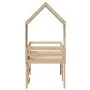 Hochbett mit massivem Kieferndach 90x190 cm von , Betten und Lattenroste - Ref: Foro24-3282016, Preis: 216,76 €, Rabatt: %