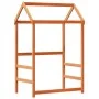 Estructura cama con techo madera maciza pino marrón 80x200 cm de , Camas y somieres - Ref: Foro24-3282164, Precio: 184,57 €, ...