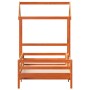 Estructura cama con techo madera maciza pino marrón 75x190 cm de , Camas y somieres - Ref: Foro24-3282170, Precio: 182,63 €, ...