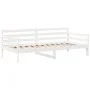 Schlafsofa mit massivem Dach aus weißer Kiefer 90x200 cm. von , Betten und Lattenroste - Ref: Foro24-3282203, Preis: 193,00 €...