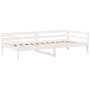 Sofa bed with solid white pine wood roof 90x200 cm by , Beds and slatted bases - Ref: Foro24-3282191, Price: 195,03 €, Discou...