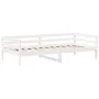Sofa bed with solid white pine wood roof 90x200 cm by , Beds and slatted bases - Ref: Foro24-3282191, Price: 185,61 €, Discou...