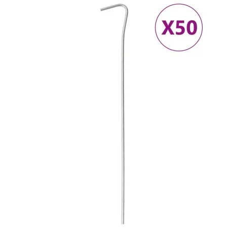 Zelte 50 Stück verzinkter Stahlstifte 23 cm Ø3 mm von , Zeltzubehör - Ref: Foro24-4009328, Preis: 16,71 €, Rabatt: %