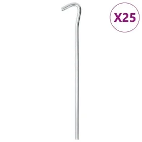 Zelte 25 Stück verzinkter Stahlstifte 23 cm Ø7 mm von , Zeltzubehör - Ref: Foro24-4009335, Preis: 16,37 €, Rabatt: %