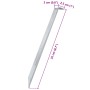 Zelte 24 Stück verzinkter Stahlstifte 22 cm Ø20 mm von , Zeltzubehör - Ref: Foro24-4009337, Preis: 18,90 €, Rabatt: %