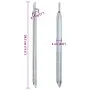 Clavijas de tienda forma V 24 ud acero galvanizado 29,5cm Ø20mm de , Accesorios para tiendas de campaña - Ref: Foro24-4009354...