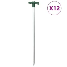 Zelte 12 Stück verzinkter Stahl und PP 25 cm 7 mm Heringe von , Zeltzubehör - Ref: Foro24-4009356, Preis: 15,33 €, Rabatt: %
