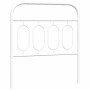 Weißes Metallkopfteil 80 cm von , Kopf- und Fußteile - Ref: Foro24-377193, Preis: 30,02 €, Rabatt: %