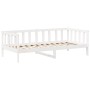 Schlafsofa mit massivem Dach aus weißer Kiefer 90x190 cm. von , Betten und Lattenroste - Ref: Foro24-3282215, Preis: 195,83 €...