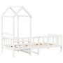 Sofa bed with solid white pine wood roof 90x190 cm by , Beds and slatted bases - Ref: Foro24-3282215, Price: 193,04 €, Discou...
