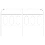 Cabecero de metal blanco 137 cm de , Cabeceros y pies de cama - Ref: Foro24-377198, Precio: 41,67 €, Descuento: %