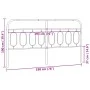 Cabecero de metal blanco 193 cm de , Cabeceros y pies de cama - Ref: Foro24-377203, Precio: 41,06 €, Descuento: %