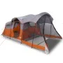 Tienda de campaña familiar túnel 8 personas impermeable naranja de , Tiendas de campaña - Ref: Foro24-94787, Precio: 223,50 €...