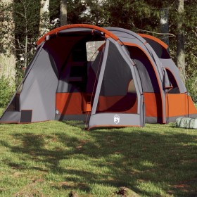 Tienda de campaña túnel para 4 personas impermeable gris by , tents - Ref: Foro24-94745, Price: 152,34 €, Discount: %
