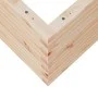 Jardinera de madera maciza de pino 60x60x46 cm by , Pots and planters - Ref: Foro24-3282409, Price: 117,81 €, Discount: %