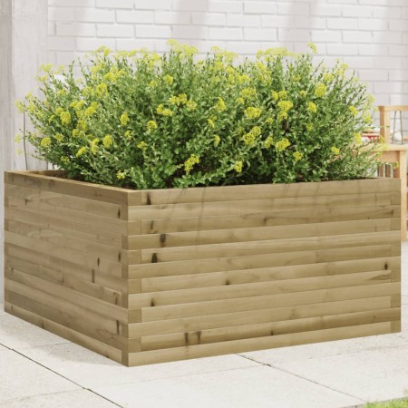 Imprägnierte Kiefernholz-Pflanzschale 90x90x46 cm von , Töpfe und Pflanzgefäße - Ref: Foro24-3282428, Preis: 183,13 €, Rabatt: %