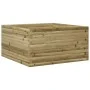 Jardinera de madera de pino impregnada 90x90x46 cm de , Maceteros y jardineras - Ref: Foro24-3282428, Precio: 180,81 €, Descu...