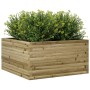 Imprägnierte Kiefernholz-Pflanzschale 90x90x46 cm von , Töpfe und Pflanzgefäße - Ref: Foro24-3282428, Preis: 183,13 €, Rabatt: %