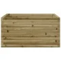 Jardinera de madera de pino impregnada 90x90x46 cm de , Maceteros y jardineras - Ref: Foro24-3282428, Precio: 180,81 €, Descu...
