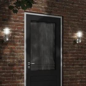 Apliques de exterior con sensor 2 unidades acero inoxidable by , Outdoor lighting - Ref: Foro24-4006231, Price: 65,63 €, Disc...