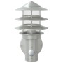 Apliques de exterior con sensor 2 unidades acero inoxidable by , Outdoor lighting - Ref: Foro24-4006231, Price: 66,71 €, Disc...