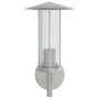 Aplique de exterior de acero inoxidable plateado de , Iluminación de exterior - Ref: Foro24-4006244, Precio: 24,51 €
