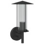Schwarze Edelstahl-Außenverkleidung von , Außenbeleuchtung - Ref: Foro24-4006246, Preis: 28,68 €, Rabatt: %