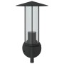 Schwarze Edelstahl-Außenverkleidung von , Außenbeleuchtung - Ref: Foro24-4006246, Preis: 28,68 €, Rabatt: %