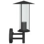 Schwarze Edelstahl-Außenverkleidung von , Außenbeleuchtung - Ref: Foro24-4006246, Preis: 28,68 €, Rabatt: %