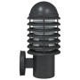 Schwarze Edelstahl-Außenverkleidung von , Außenbeleuchtung - Ref: Foro24-4006252, Preis: 34,52 €, Rabatt: %