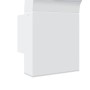 LED-Außenwandleuchten, 2 Stück, aus weißem Gusseisen von , Außenbeleuchtung - Ref: Foro24-4006273, Preis: 53,78 €, Rabatt: %