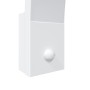 Lámparas de pared LED exterior con sensor 2 uds aluminio blanco de , Iluminación de exterior - Ref: Foro24-4006267, Precio: 6...