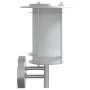 Aplique de exterior de acero inoxidable plateado de , Iluminación de exterior - Ref: Foro24-4006284, Precio: 29,33 €