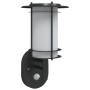 Aplique de exterior con sensor acero inoxidable negro de , Iluminación de exterior - Ref: Foro24-4006290, Precio: 39,83 €, De...